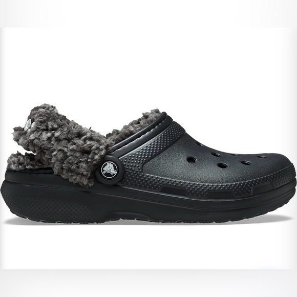 CROCS Shoes - CROCS Classic Fleece Lined Black Clogs (NWT!!)